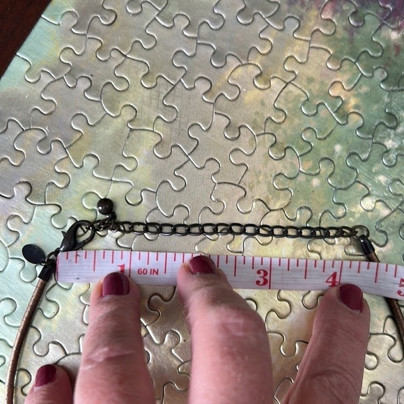 Chicos medallion necklace pendant nest like design euc bronze metal adjustable - Picture 9 of 11